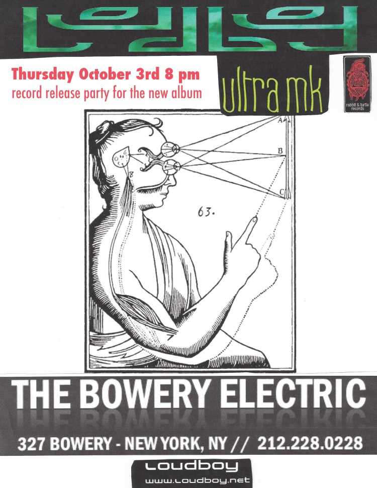 Loudboy Live in NYC October 3rd 8PM