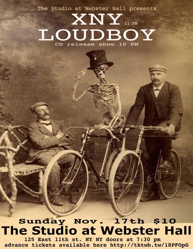 Loudboy live in NYC Sunday, November 17th